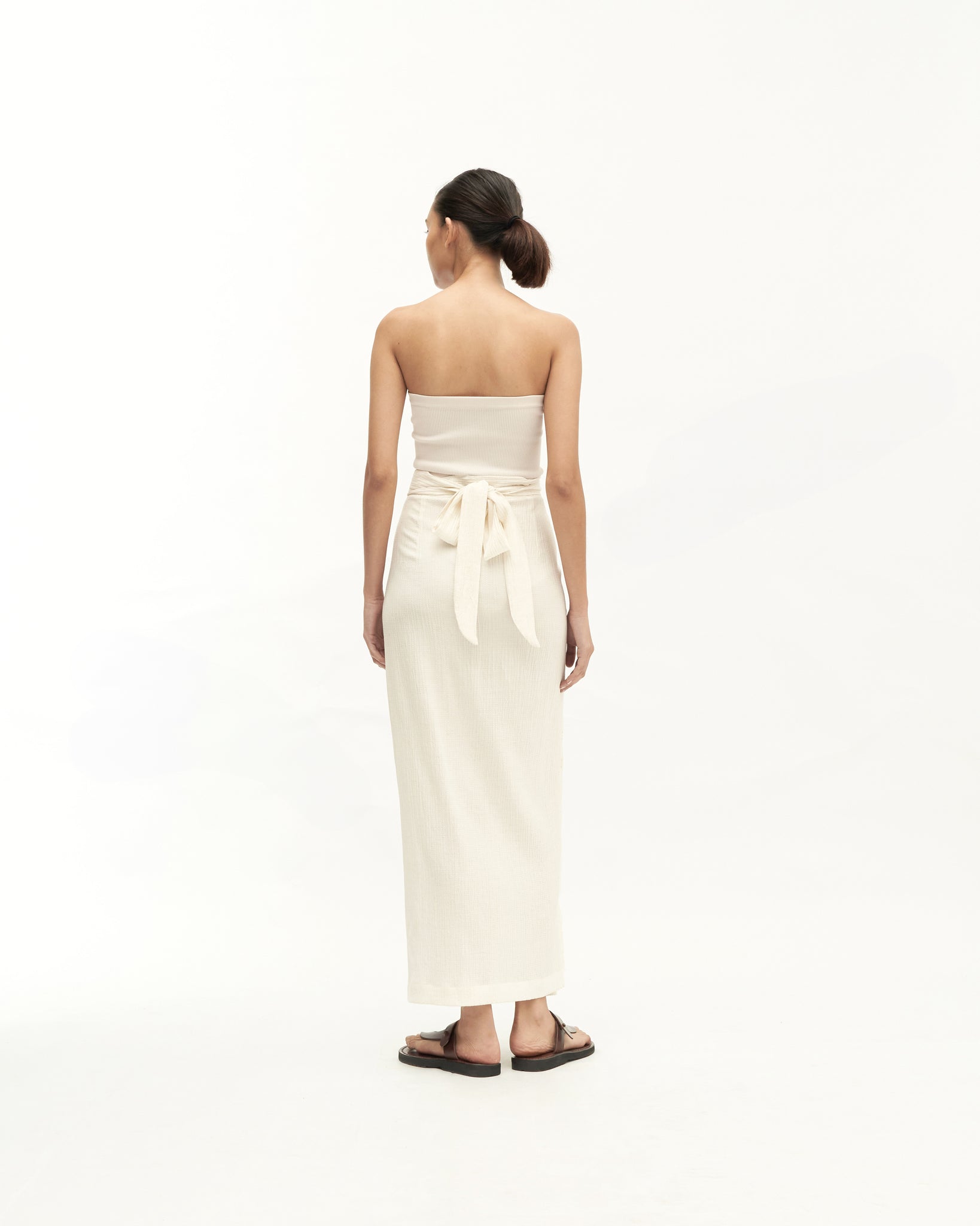 Women: Subuh Wrapped Skirt (Off White)