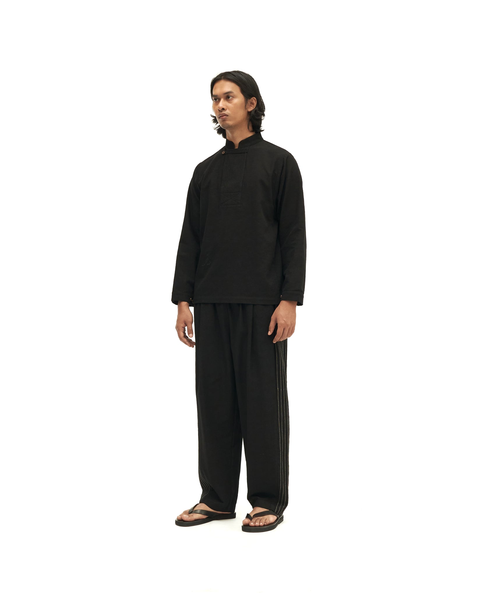 Men: Mao Baju Melayu (Black)