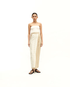 Women: Subuh Wrapped Skirt (Eggshell)