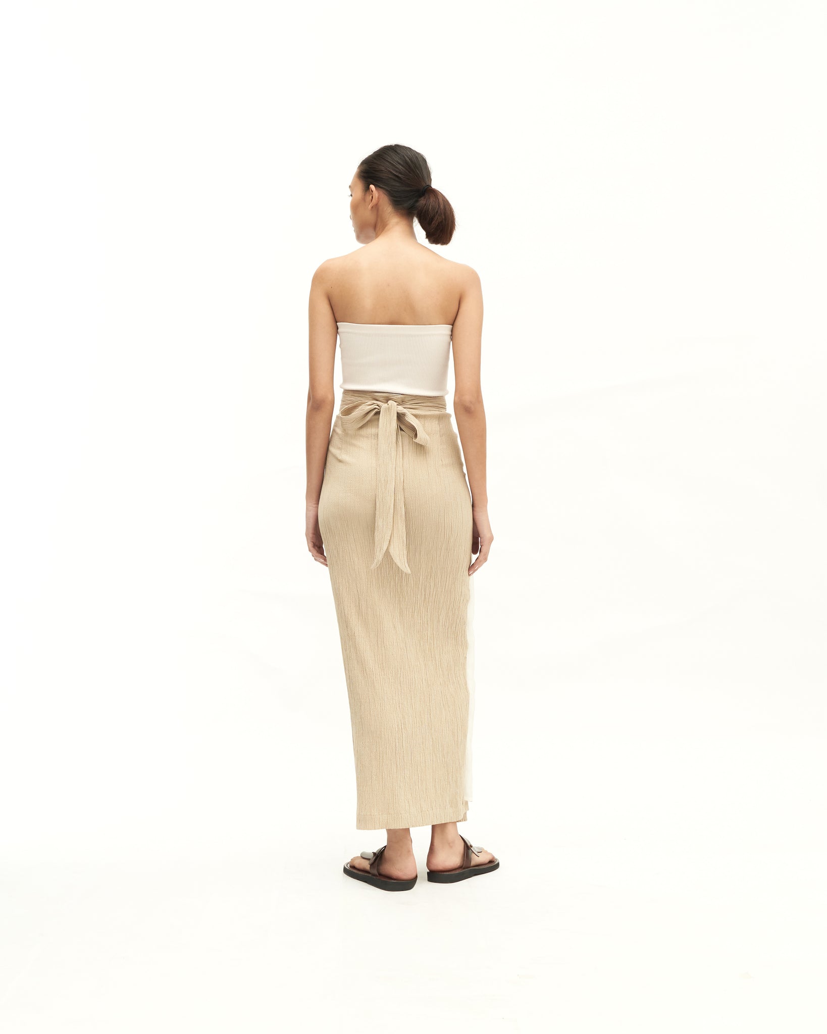 Women: Subuh Wrapped Skirt (Eggshell)