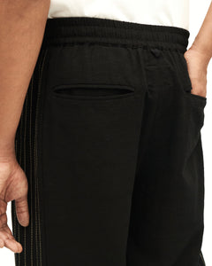 Men: Mao Straight Pants (Black)