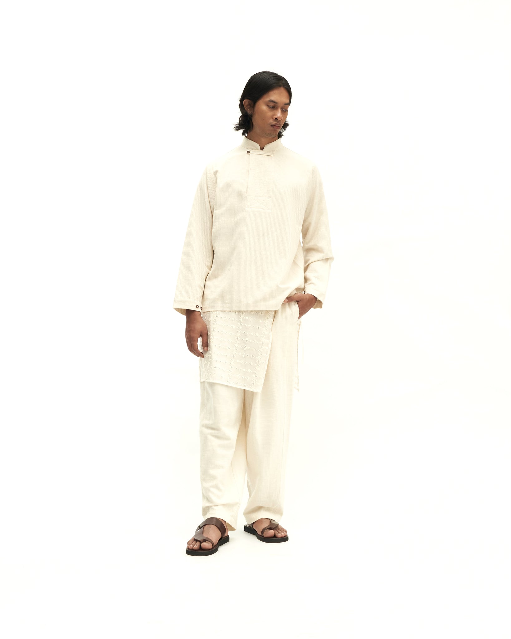 Men: Mao Baju Melayu (Sand)