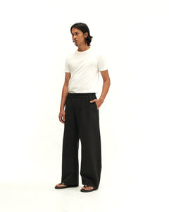 Men: Kongsi Horseshoe Pants (Black)