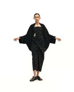 Women: Serikat Loose Outer (Black)