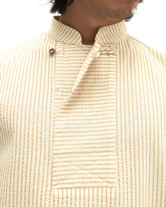 Men: Mao Baju Melayu (Brown Stripe)