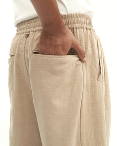 Men: Mao Straight Pants (Stone Grey)