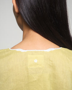 Women: Mekar Linen Loose Kebaya (Butter Yellow)
