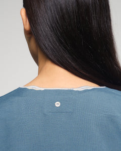Women: Mekar Linen Loose Kebaya (Glacier Blue)