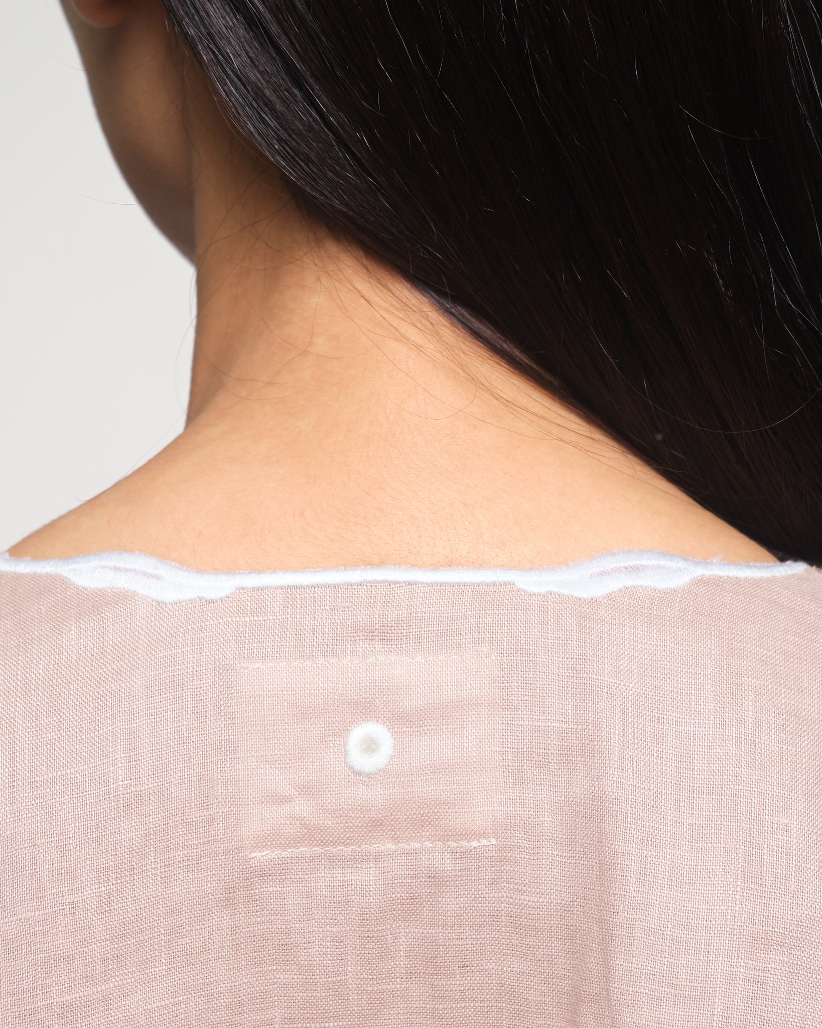 Women: Mekar Linen Loose Kebaya (Dusty Rose)