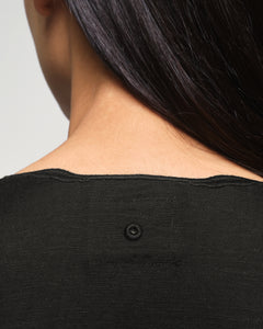 Women: Mekar Linen Loose Kebaya (Black)