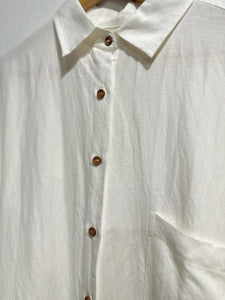 Womens: The Bubble Shirt Dress (White)