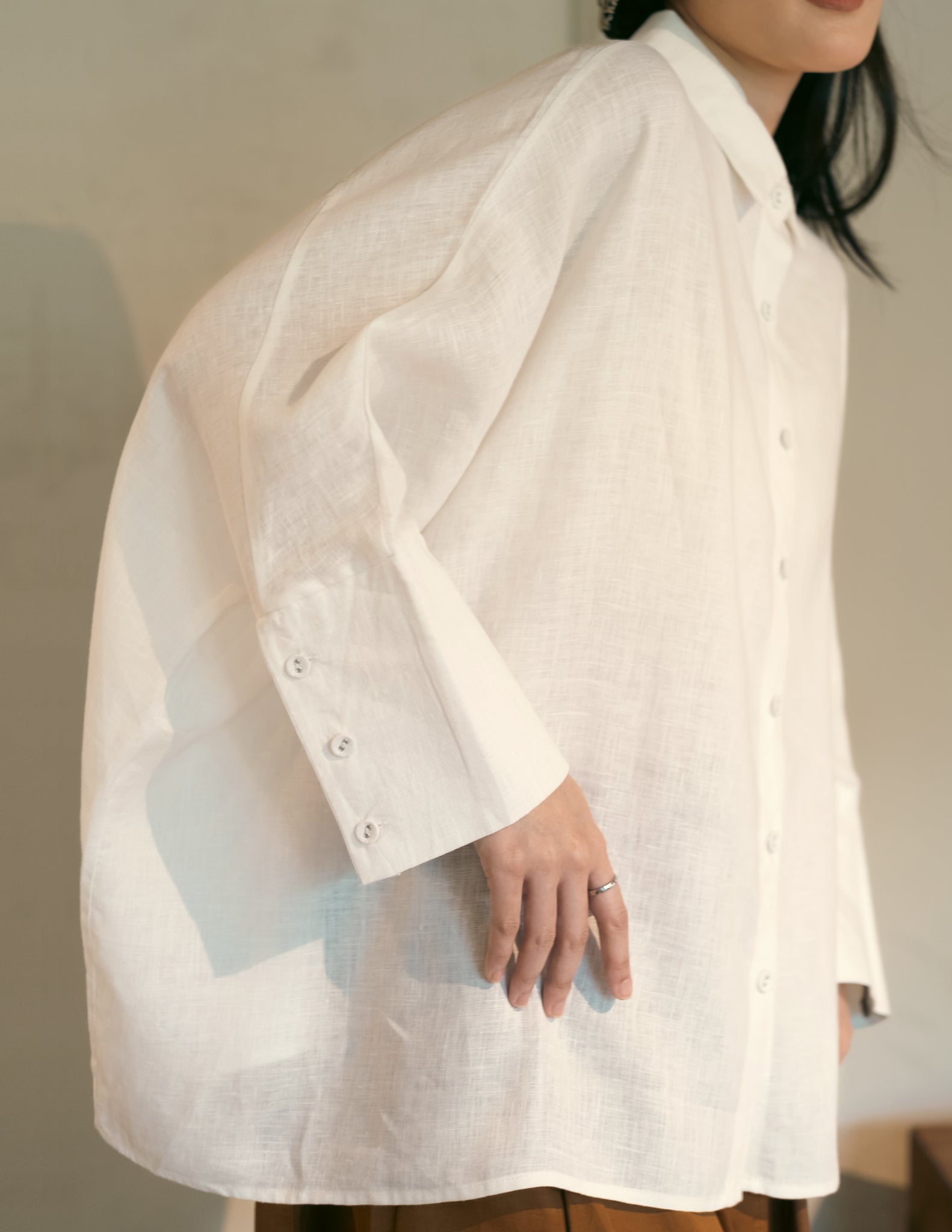 Womens: The Oversized Shirt (White)