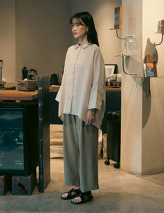 Womens: The Oversized Shirt (Sand)