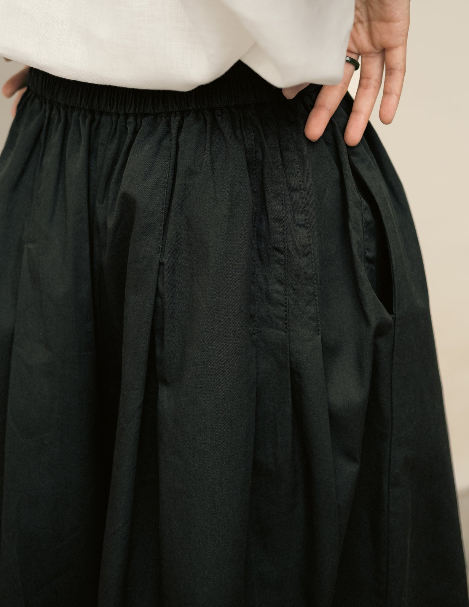Culotte trousers COLOUR black - RESERVED - 737AB-99X