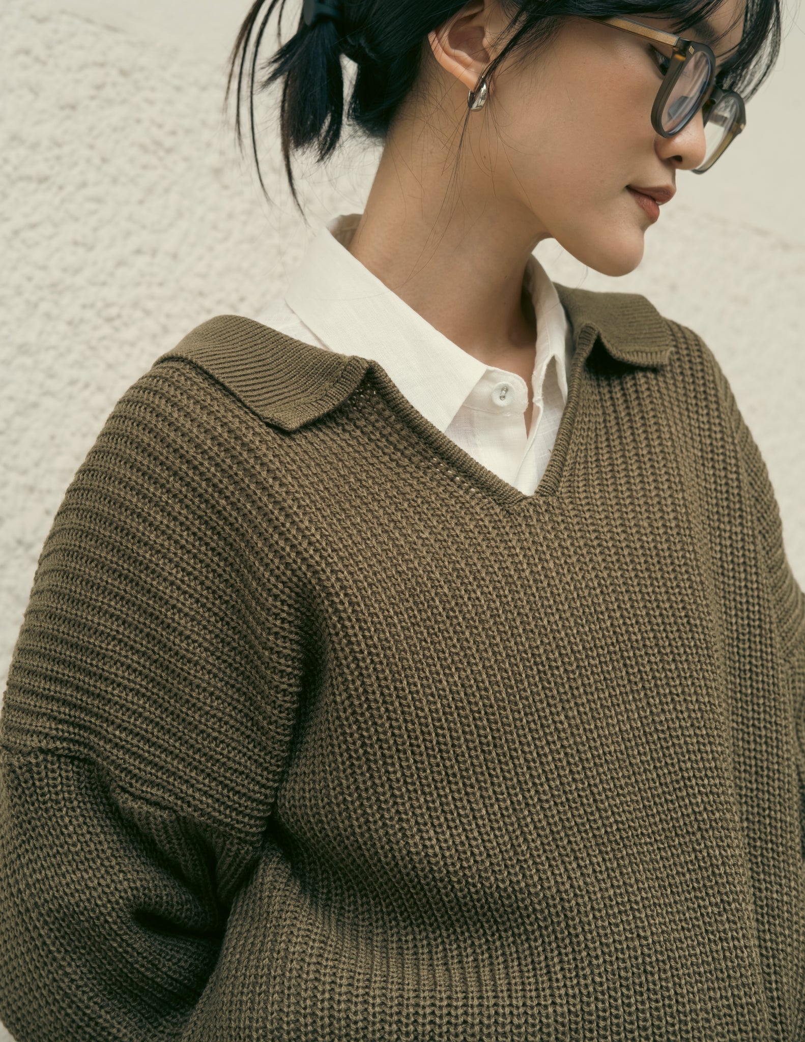 Unisex: The Knitted Jumper (Olive)