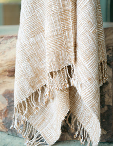 The Natural Dyed Throw (Brown Checks)