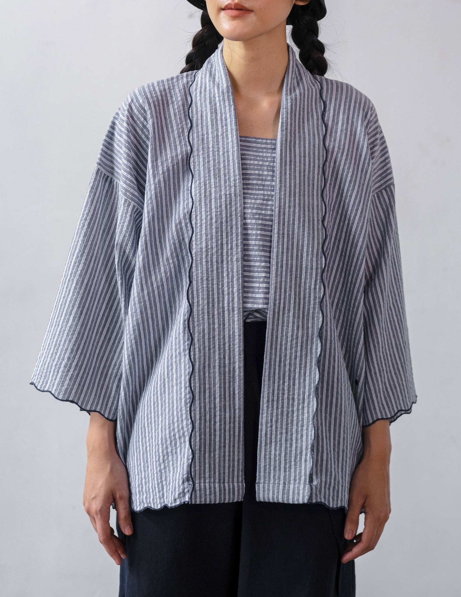 Women: The Loose Kebaya (Stripe Blue)