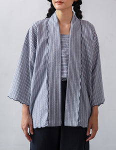 Women: The Loose Kebaya (Stripe Blue)