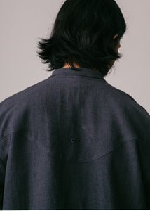 Men: Alir Collared Shirt (Navy Blue)