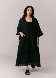 Women: Cambah Pleated Outer (Black)