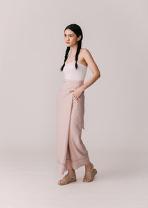 Women: Tumboh Wrapped Sarung (Dusty Pink)