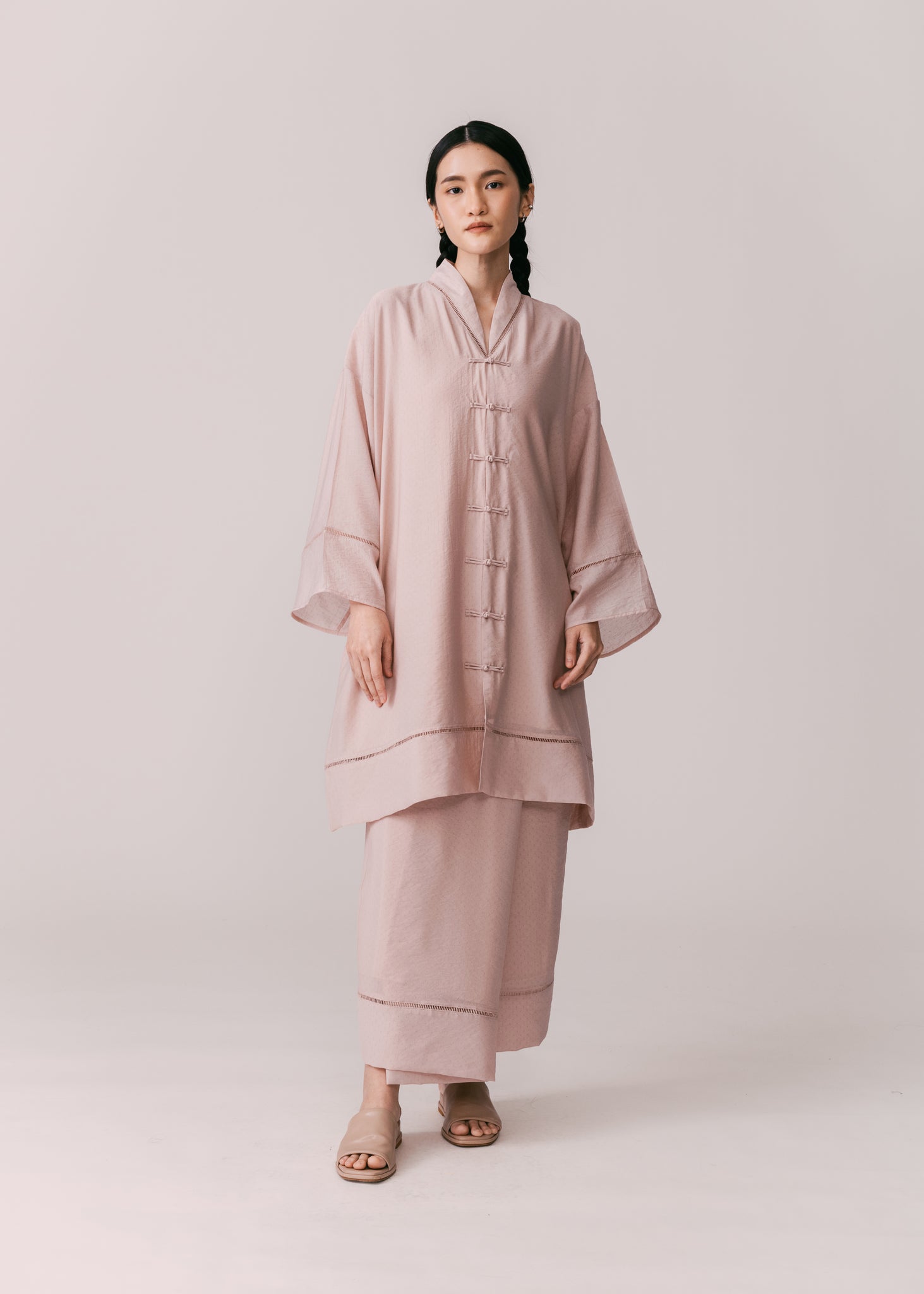 Women: Tumboh Loose Kebarung (Dusty Pink)