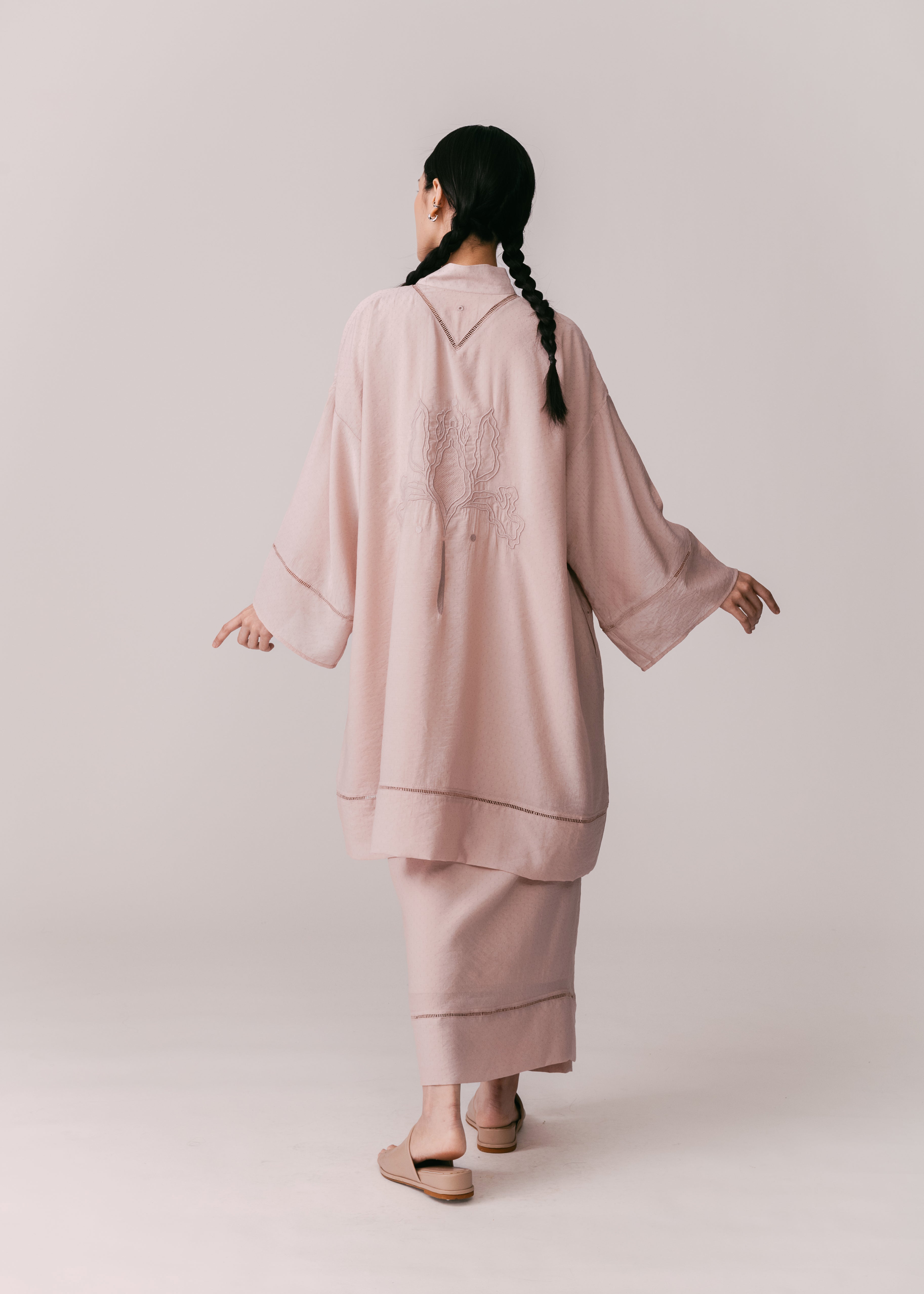 Women: Tumboh Loose Kebarung (Dusty Pink)