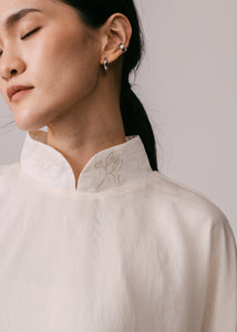 Women: Terbit Loose Kurung Top (Beige)