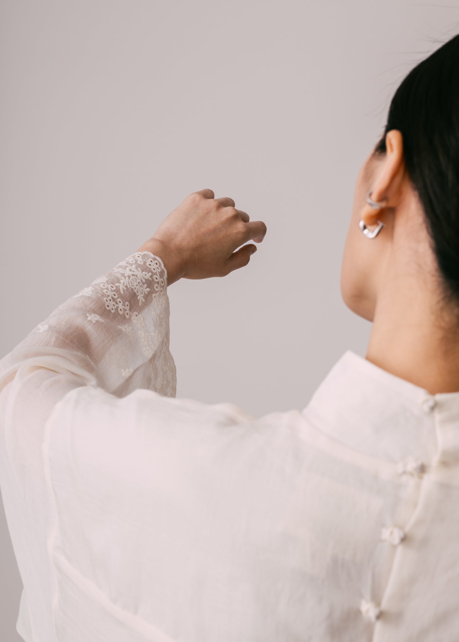 Women: Terbit Loose Kurung Top (Beige)
