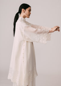 Women: Terbit Loose Kurung Top (Beige)