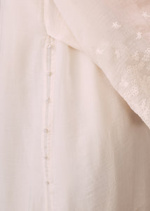 Women: Terbit Loose Kurung Top (Beige)