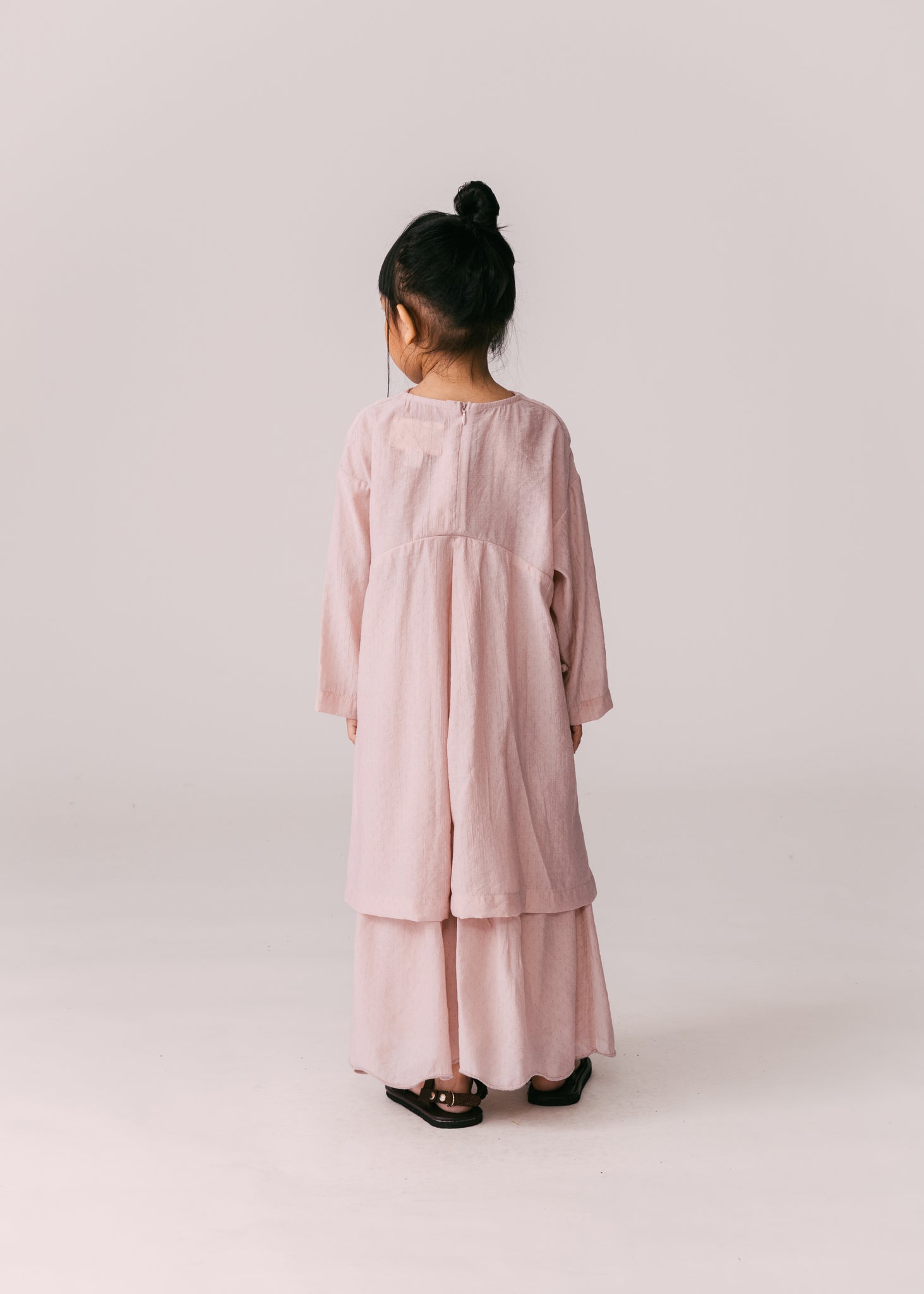 Kids: Terbit Kurung Top (Dusty Pink)