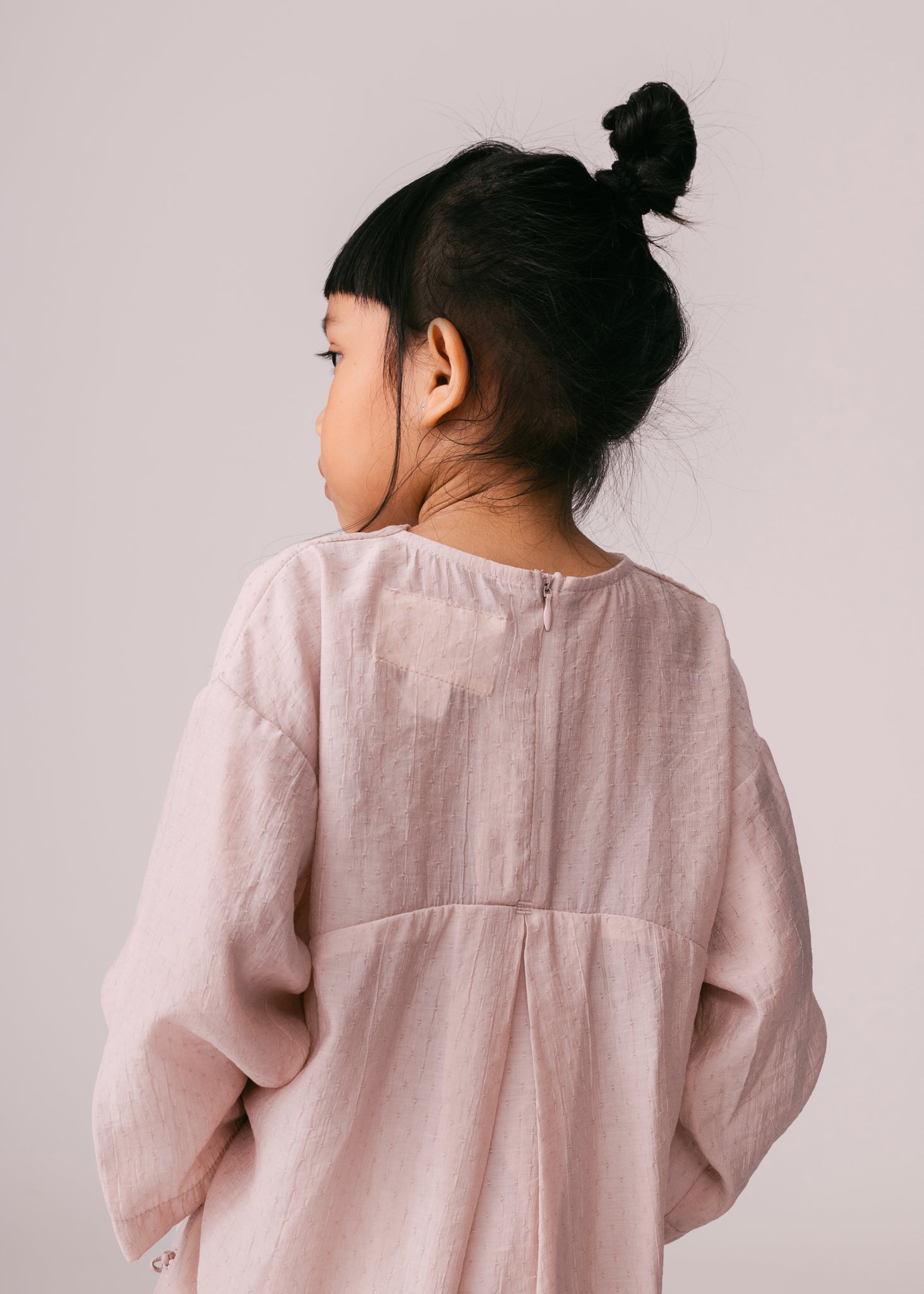 Kids: Terbit Kurung Top (Dusty Pink)