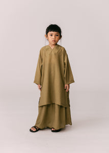 Kids: Terbit Kurung Top (Olive)