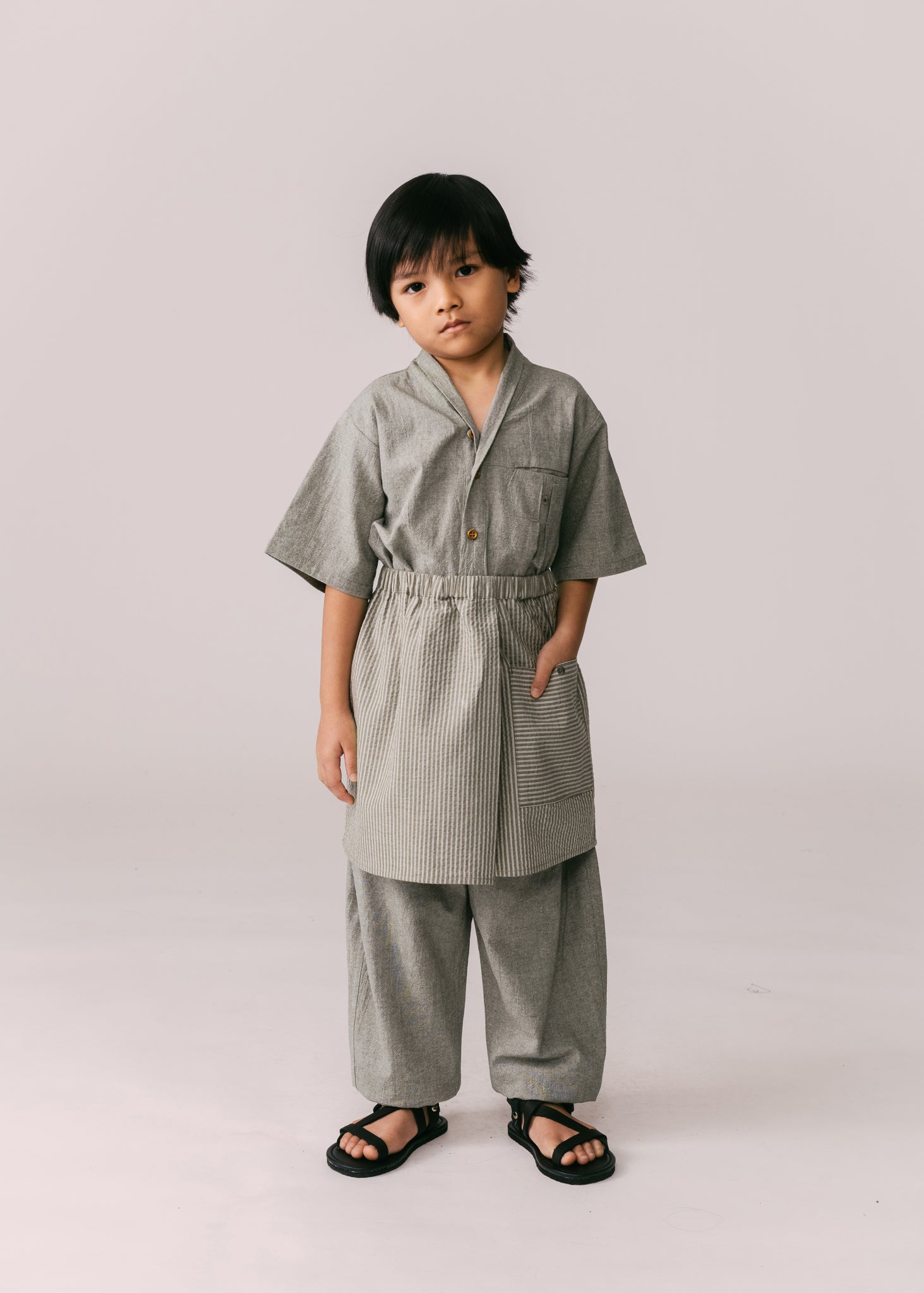 Kids: Alir Shirt (Olive)