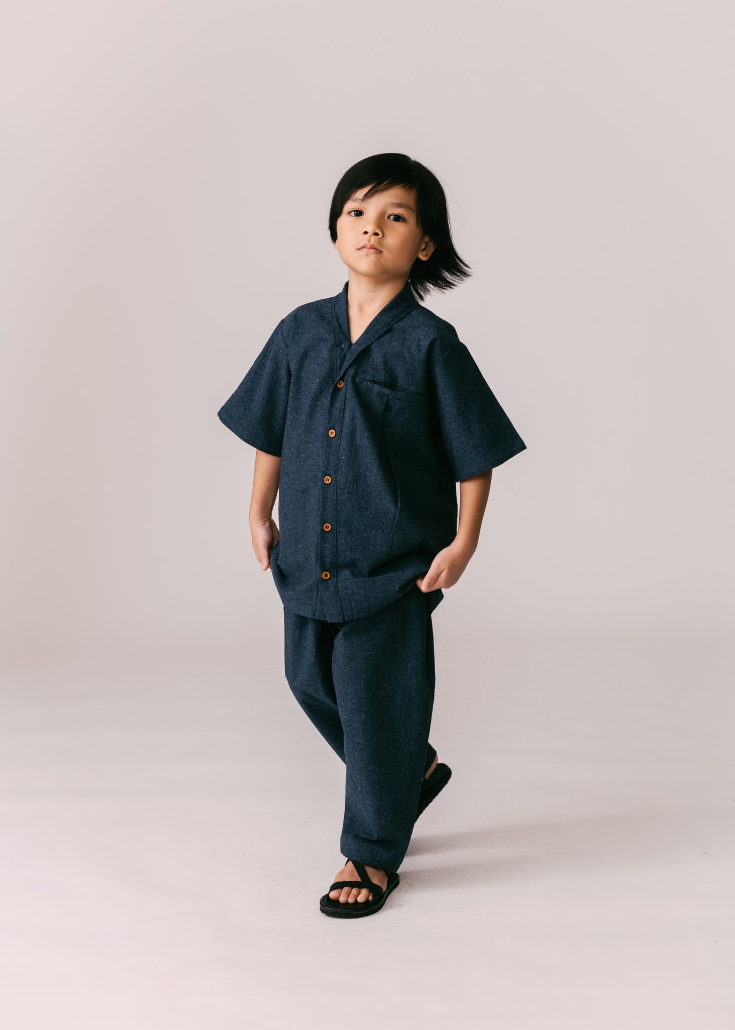 Kids: Alir Shirt (Dark Blue)