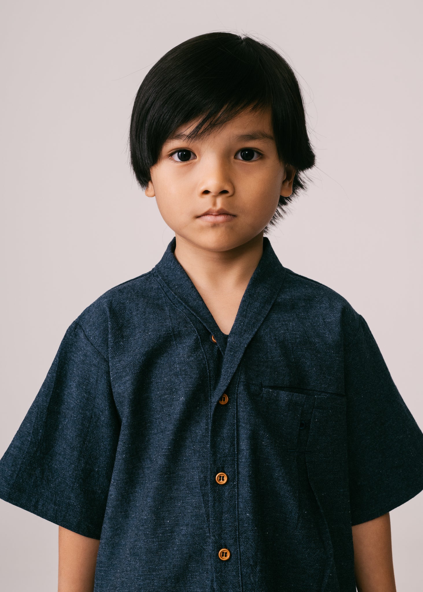 Kids: Alir Shirt (Dark Blue)