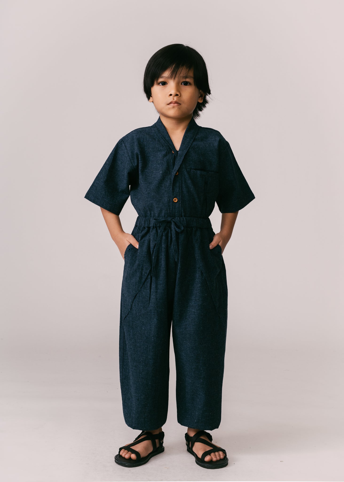 Kids: Alir Balloon Pants (Dark Blue)