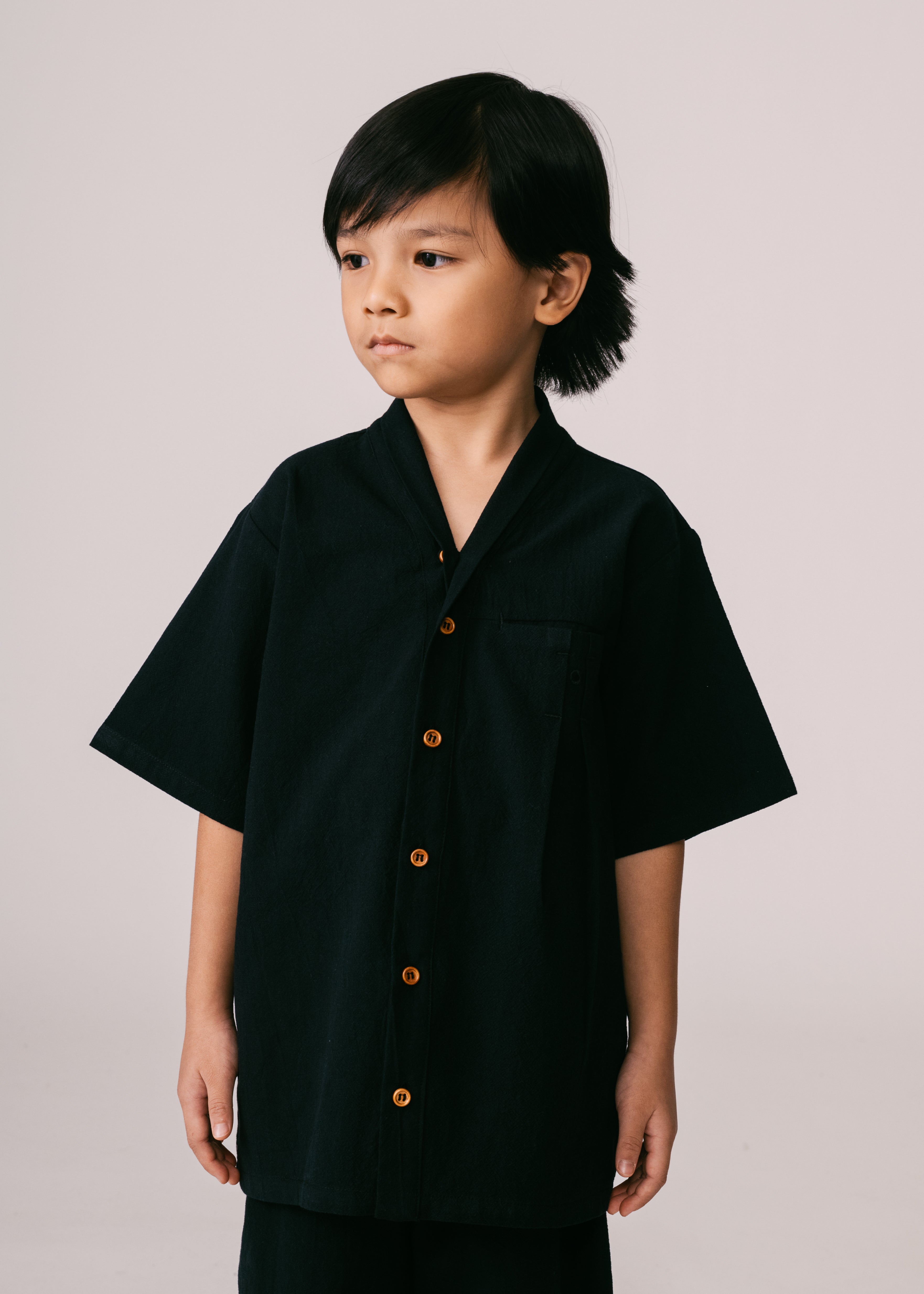 Kids: Alir Shirt (Black)