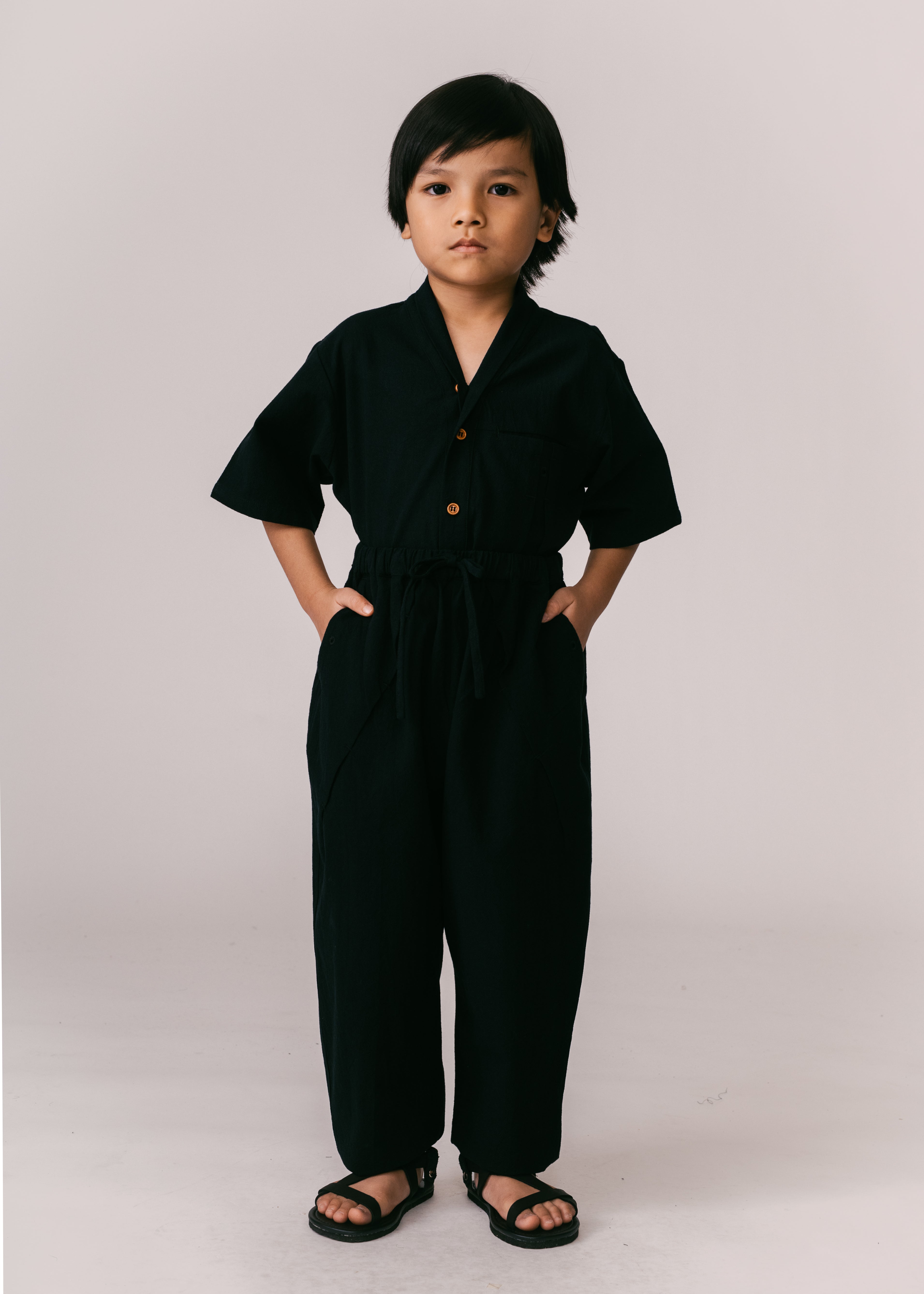 Kids: Alir Balloon Pants (Black)