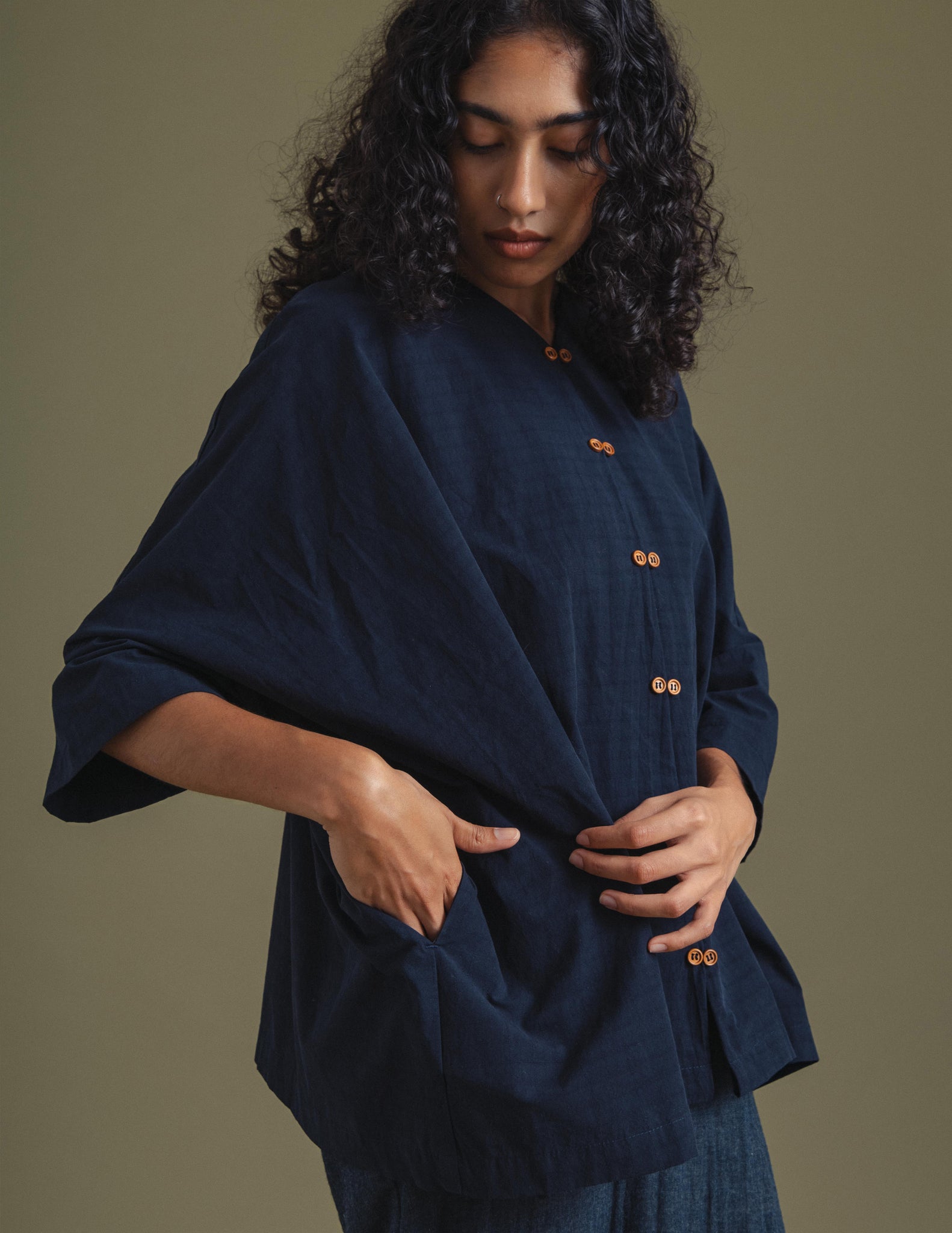Women: The Kabur Multi Top (Navy)