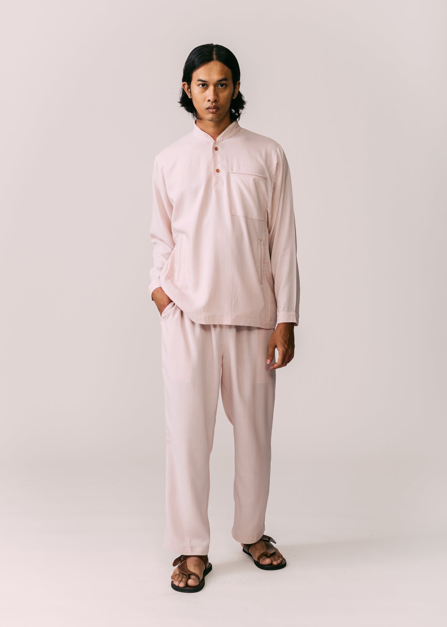 Men: Terus Baju Melayu (Blush)