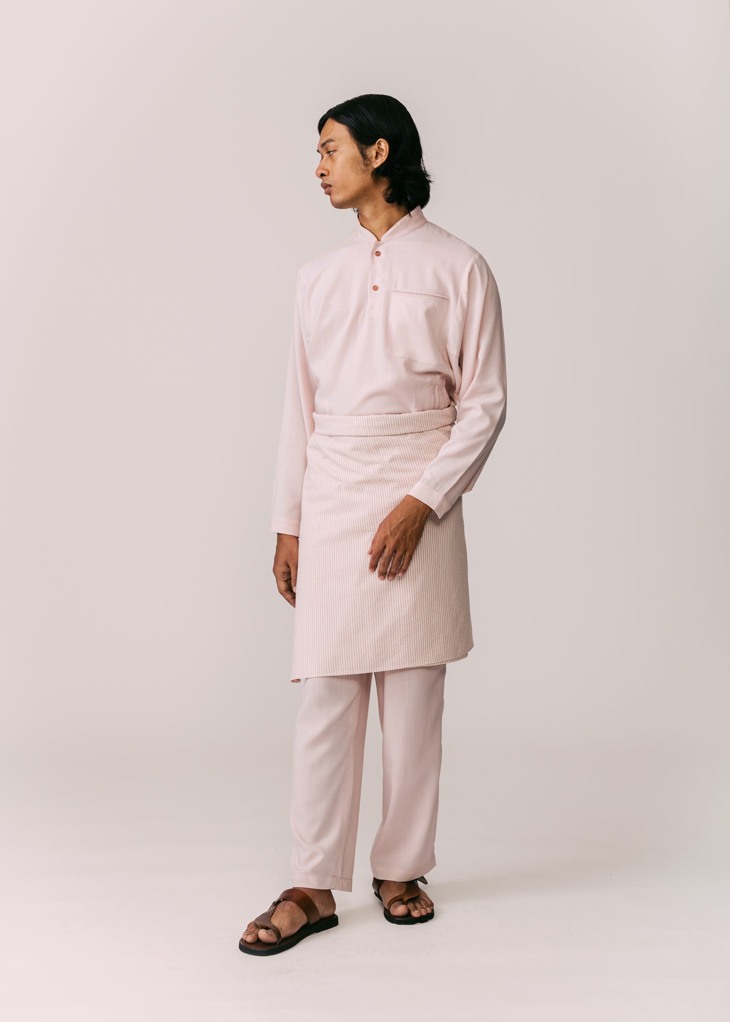 Men: Terus Baju Melayu (Blush)