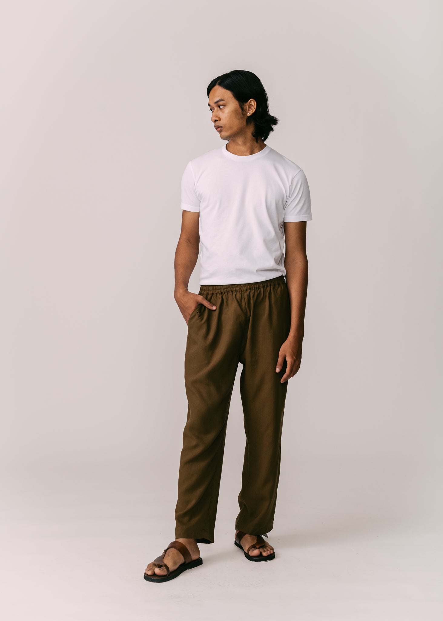 Men: Terus Straight Pants (Olive)