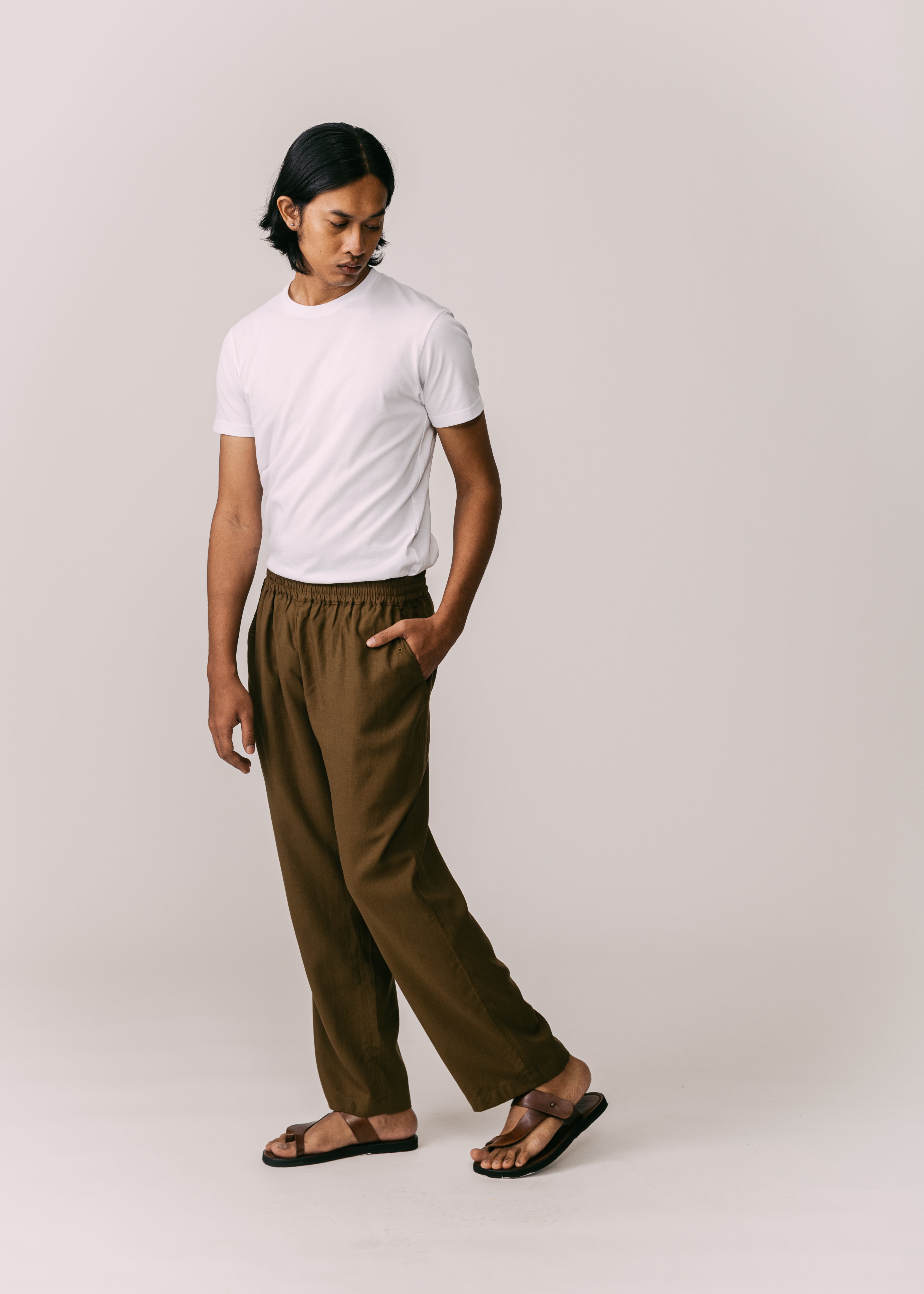 Men: Terus Straight Pants (Olive)