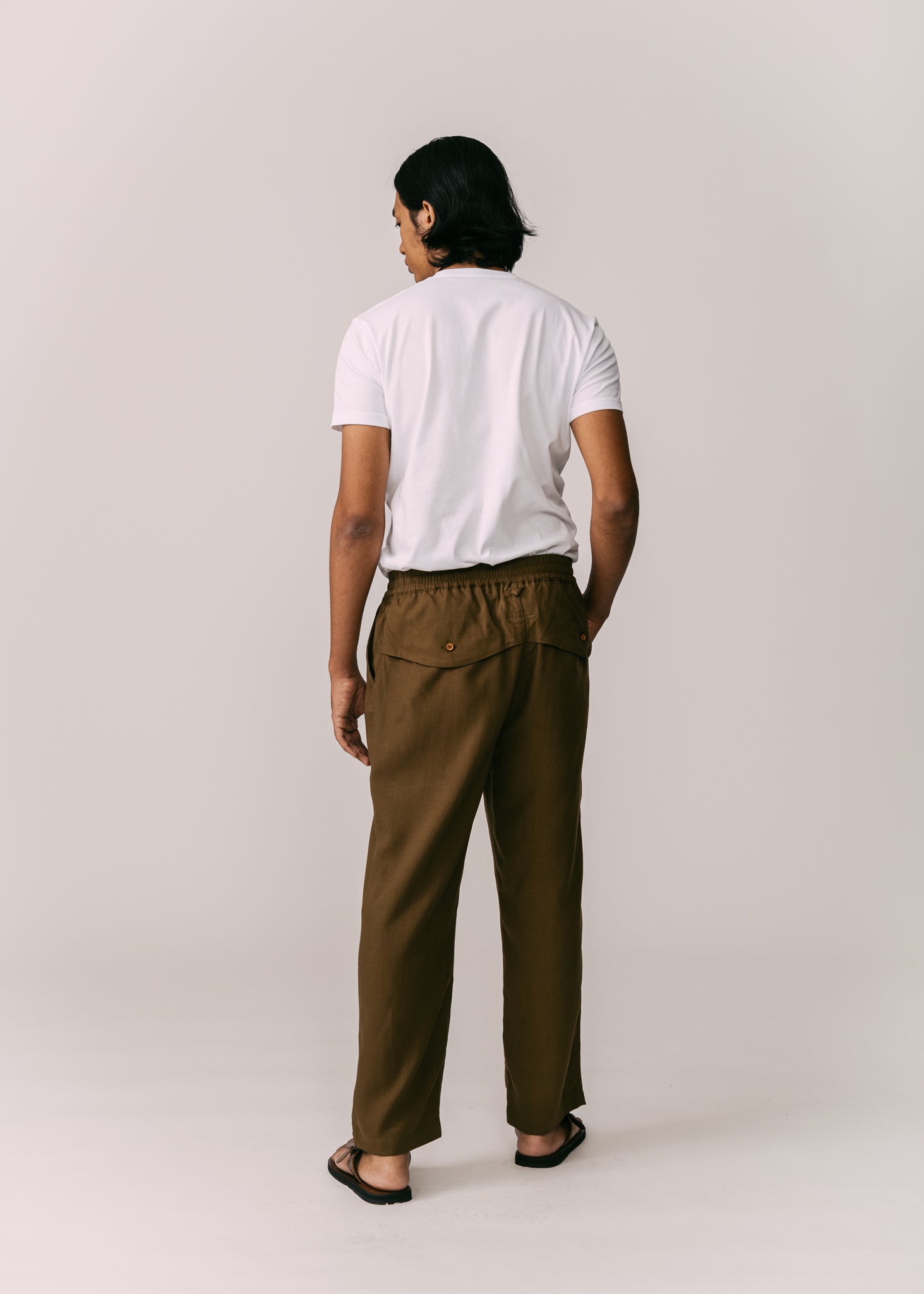 Men: Terus Straight Pants (Olive)