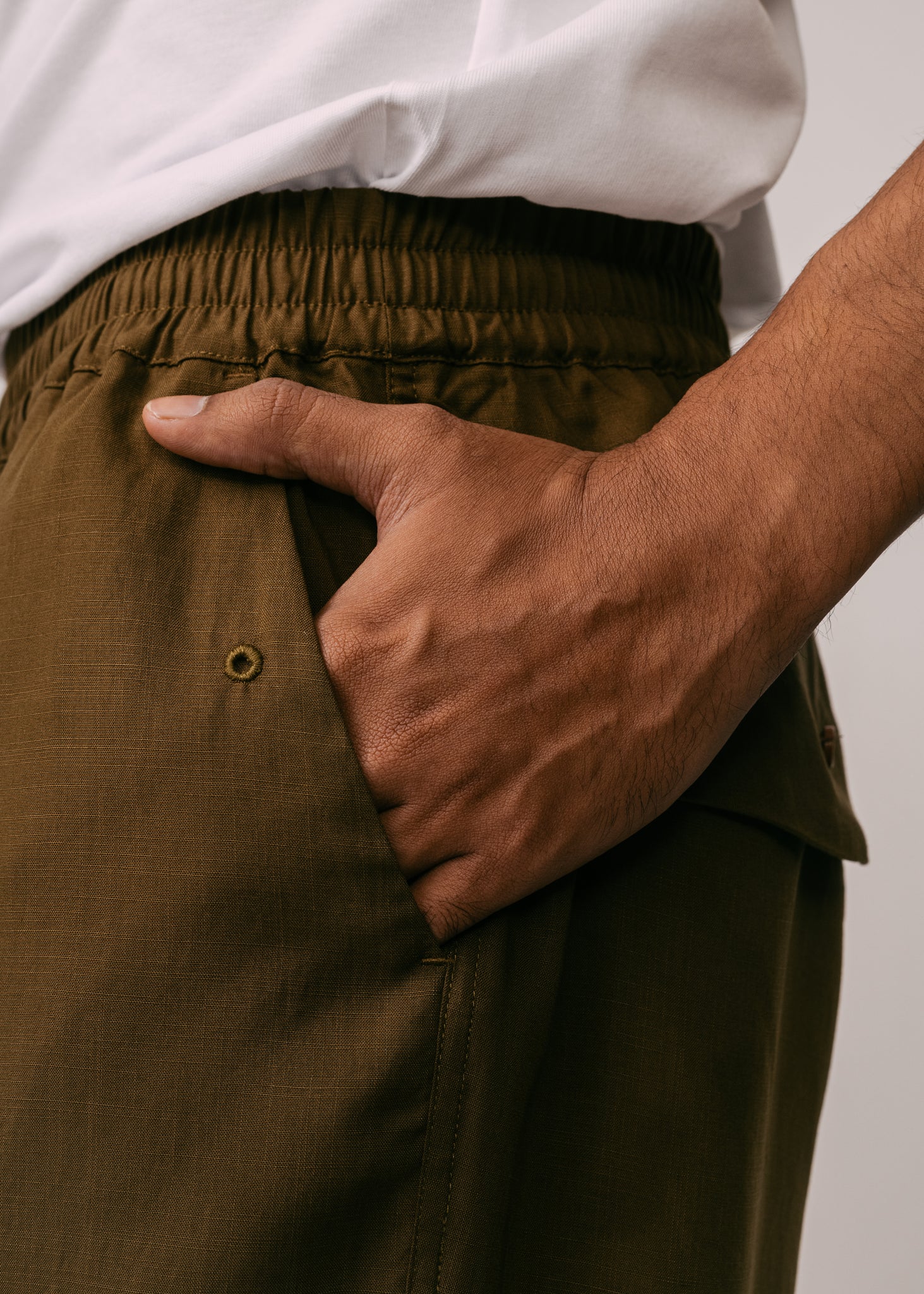 Men: Terus Straight Pants (Olive)