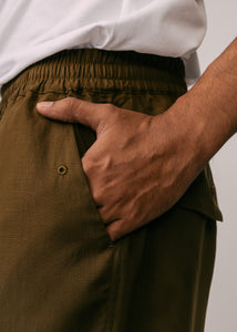 Men: Terus Straight Pants (Olive)