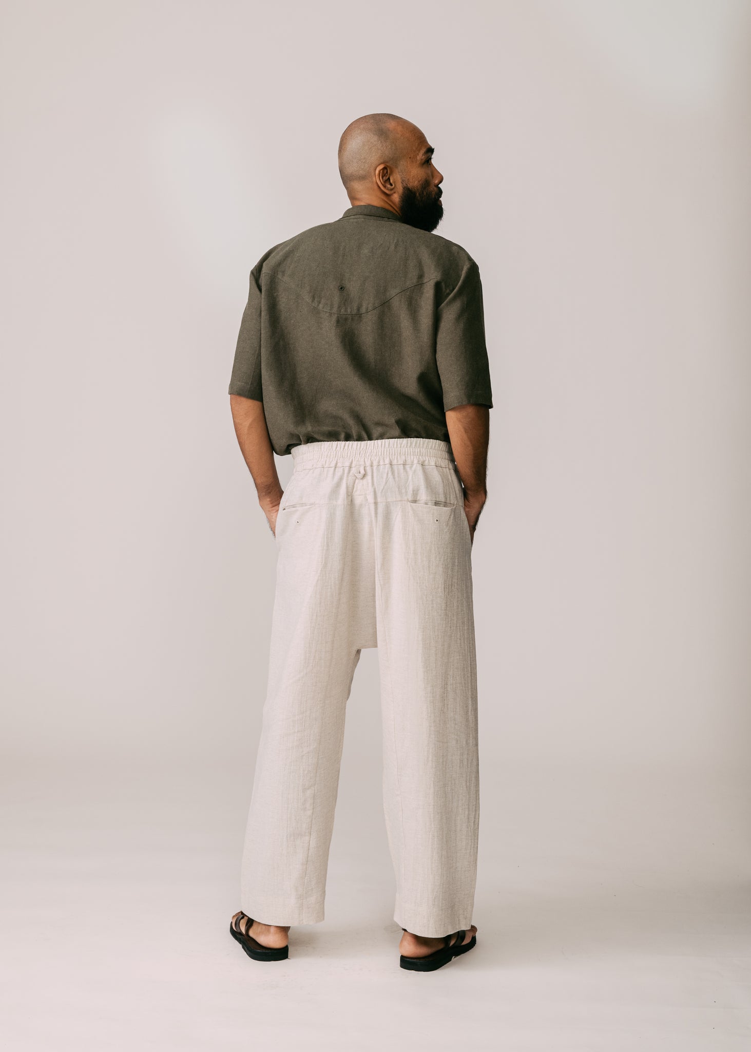 Unisex: Tahan Panelled Pants (Sand)