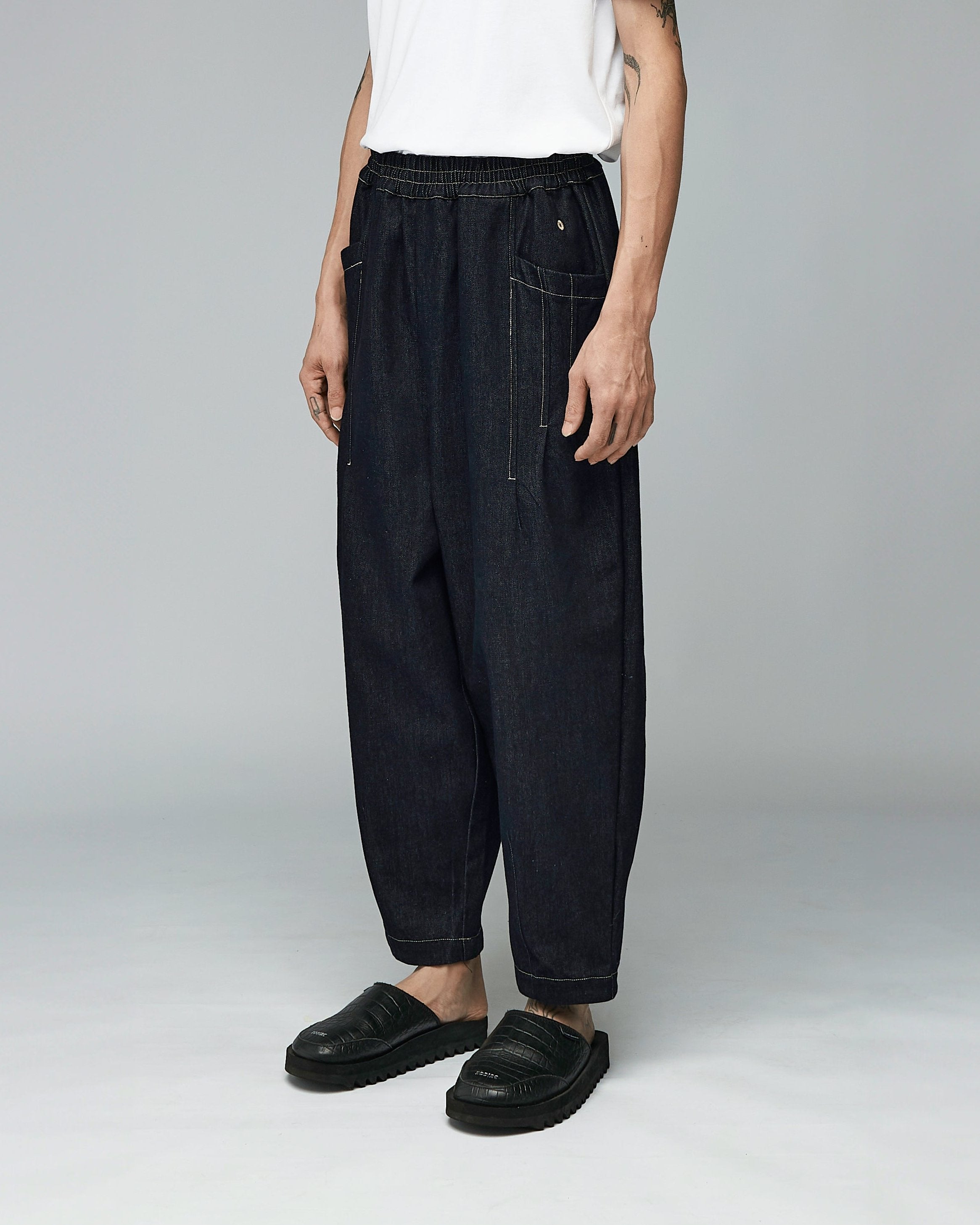 Unisex: The Loose Pants (Black Denim)